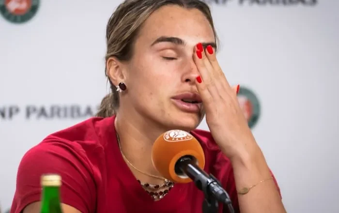 'I just want to quit right now': Sabalenka after shock French Open defeat – video