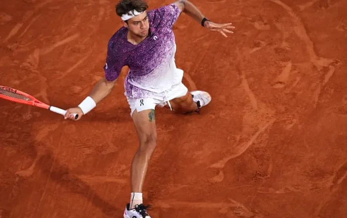 Flavio Cobolli into first grand slam semi-final after seeing off Auger-Aliassime