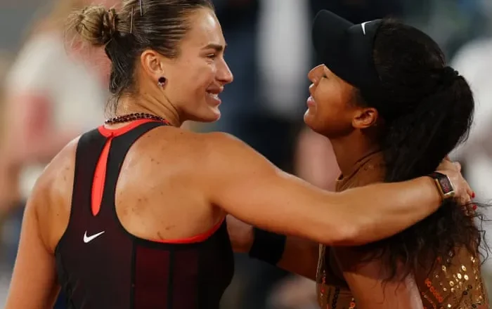 Sabalenka powers past Osaka in first women’s night match in Paris since 2023