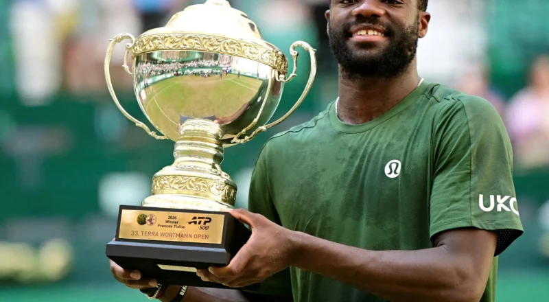 Frances Tiafoe beats Taylor Fritz in all-American Halle final for biggest title of career