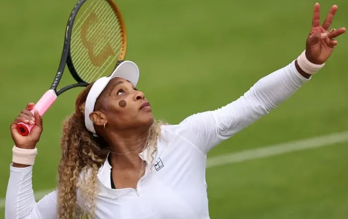 Serena Williams plays down potential singles return before doubles at Queen’s