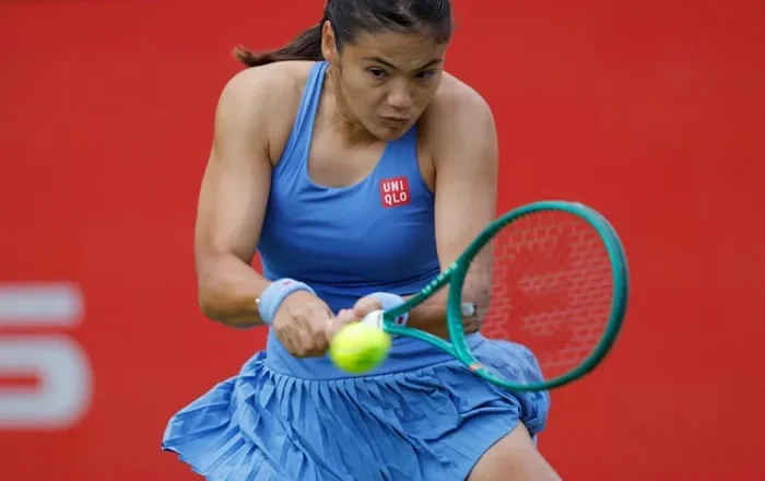 Emma Raducanu buoyant after thumping win over Blinkova at Queen’s