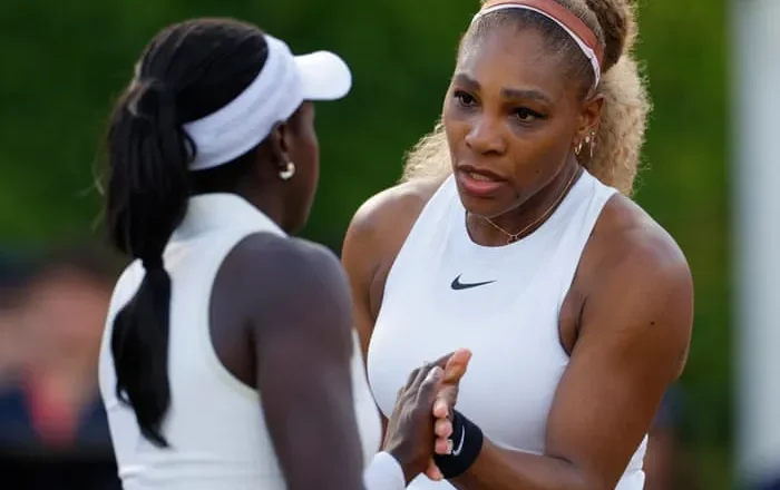 Serena Williams makes winning return to tennis with victory in Queen’s doubles