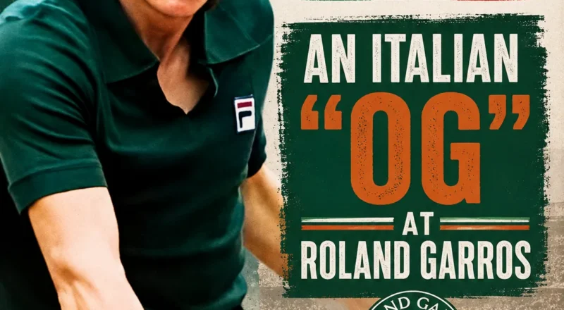 Adriano Panatta Was An “OG” Italian at Roland Garros