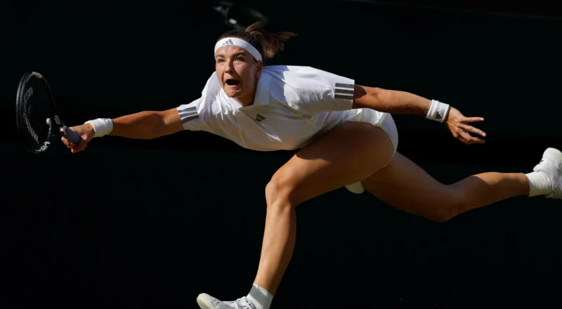 Muchova ends Osaka’s inspired run to reach Wimbledon last four for first time