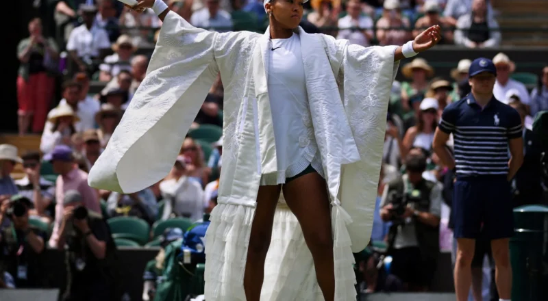 Dazzling Osaka dismantles Kasatkina to reach Wimbledon second week for first time